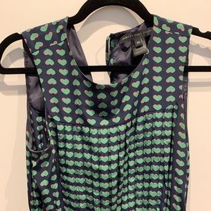 Like new Marc by Marc Jacobs silk hearts dress
